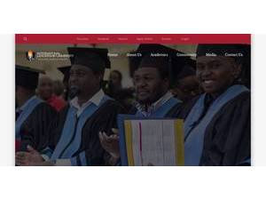 International Leadership University, Kenya's Website Screenshot