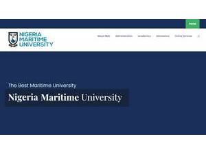 Nigerian Maritime University, Okerenkoko's Website Screenshot