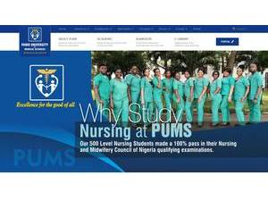 PAMO University of Medical Sciences's Website Screenshot