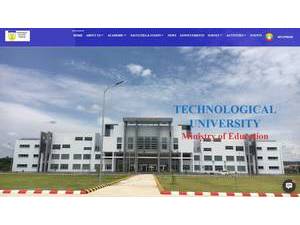 Technological University, Sagaing's Website Screenshot