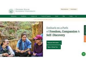 Dharma Realm Buddhist University's Website Screenshot