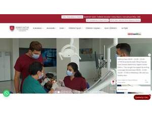 Cyprus Health and Social Sciences University's Website Screenshot