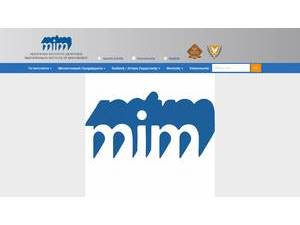 Μεσογειακό Ινστιτούτο Διεύθυνσης's Website Screenshot