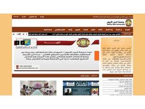 جامعة النيل الابيض's Website Screenshot