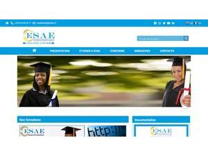 Higher School of Administration, Economics, Journalism and Audiovisual Professions's Website Screenshot