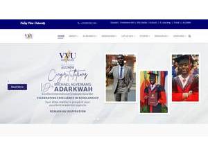 Valley View University's Website Screenshot