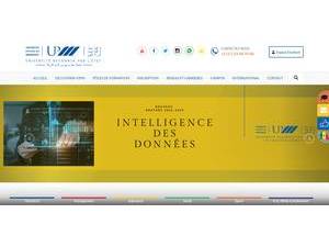 Université Privée de Marrakech's Website Screenshot