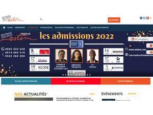 École Supérieure en Ingénierie de l'Information, Télécoms, Management et Génie Civil's Website Screenshot