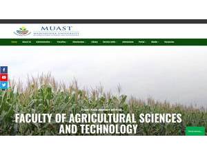 Marondera University of Agricultural Sciences and Technology's Website Screenshot