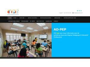 Aruba Pedagogical Institute's Website Screenshot