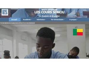 Les Cours Sonou's Website Screenshot