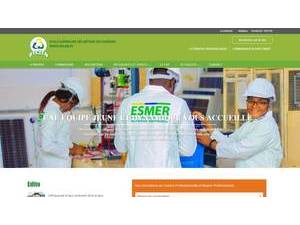 Higher School of Renewable Energy Professions's Website Screenshot