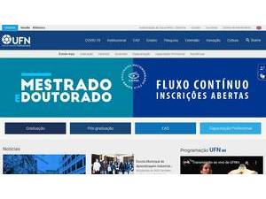 Universidade Franciscana's Website Screenshot