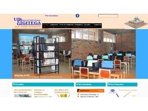Polytechnic University of Gitega's Website Screenshot