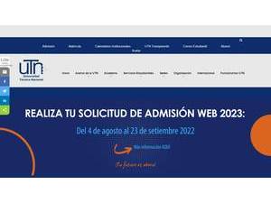 Universidad Técnica Nacional's Website Screenshot