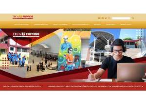 ITCA FEPADE Engineering School's Website Screenshot