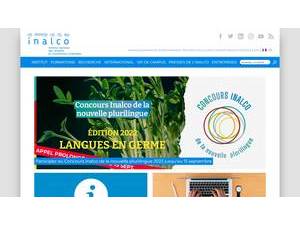 Institut National des Langues et Civilisations Orientales's Website Screenshot