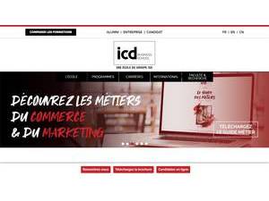 Institut International du Commerce et du Développement's Website Screenshot