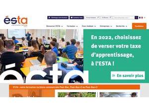École supérieure des technologies et des affaires de Belfort's Website Screenshot