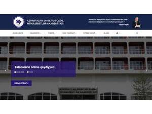 Azerbaycan Emek ve Sosial Münasibetler Akademiyasi's Website Screenshot