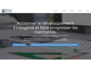 Université Polytechnique Intégrée's Website Screenshot