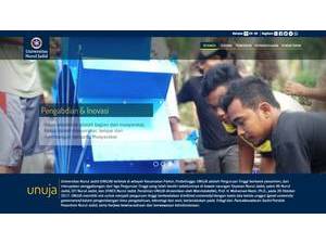 Nurul Jadid University's Website Screenshot