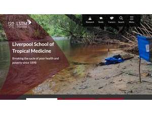Liverpool School of Tropical Medicine's Website Screenshot