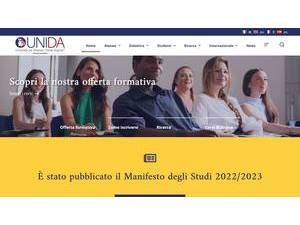 Università per stranieri Dante Alighieri di Reggio Calabria's Website Screenshot