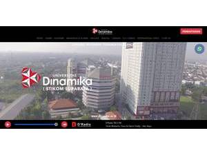 Dinamika University's Website Screenshot