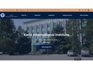 KEIIN International Institute's Website Screenshot