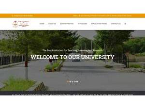 Bolan University of Medical and Health Sciences's Website Screenshot
