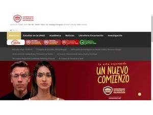 Universidad Autónoma de Encarnación's Website Screenshot