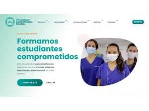 Universidad Centro Médico Bautista's Website Screenshot