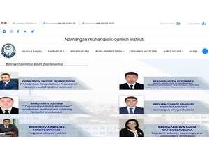 Namangan muhandislik qurilish instituti's Website Screenshot