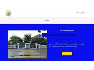 Monywa University of Economics's Website Screenshot