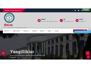 Denov tadbirkorlik va pedagogika instituti's Website Screenshot