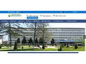 Toshkent Davlat Agrar Universiteti's Website Screenshot