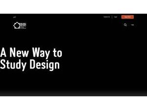 Dubai Institute of Design and Innovation's Website Screenshot