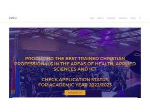 Eswatini Medical Christian University's Website Screenshot