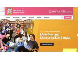 Universitas Dinamika Bangsa's Website Screenshot