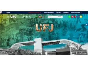 Universidade Federal de Jataí's Website Screenshot