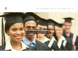 Cepromad University's Website Screenshot