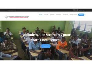 Goma Adventist University's Website Screenshot