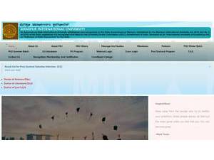 Manipur International University's Website Screenshot