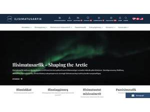 University of Greenland's Website Screenshot