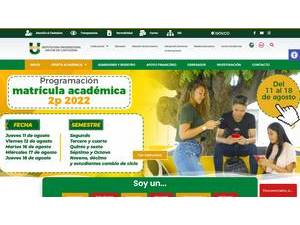 Institución Universitaria Mayor de Cartagena's Website Screenshot