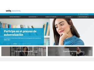 Fundacion Universitaria Internacional de la Rioja's Website Screenshot
