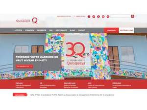Quisqueya University's Website Screenshot