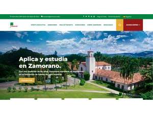 Escuela Agrícola Panamericana, Zamorano's Website Screenshot