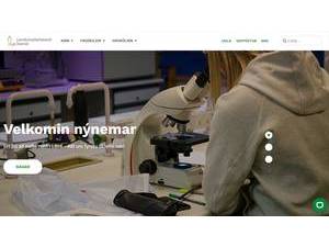 Agricultural University of Iceland's Website Screenshot